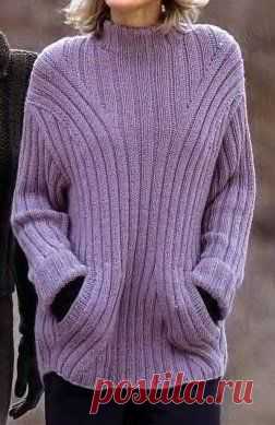 Пуловеры спицами. Подборка 23