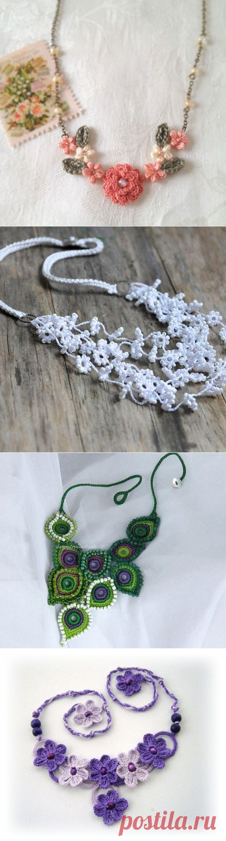 60 Lindos Collares hechos en Crochet | Otakulandia.es