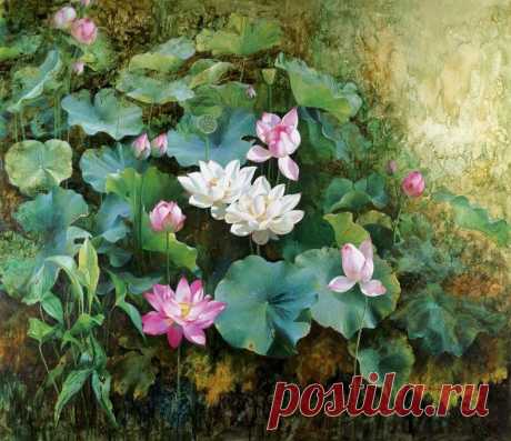 Китайский #художник Wu Furong (1968 г.р.) - Виртуальная Академия Живописи