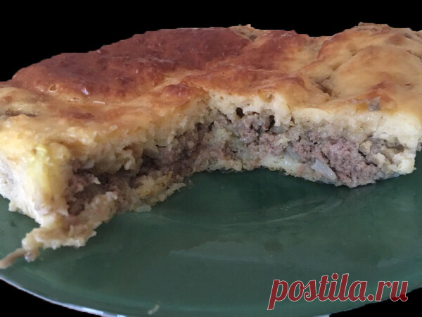 Пирог с мясом 