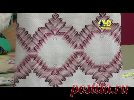 Vida com Arte | Toalha de lavabo com vagonite por Leila Jacob - 20 de Agosto de 2015