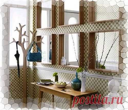 Правила размещения зеркал в прихожей. Роль зеркала, подвесные зеркала и дополнительные элементы | Прораб в доме