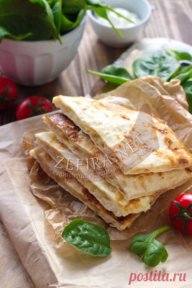 Вкусный лаваш с яйцом и сыром на сковороде — Кулинарные рецепты любящей жены