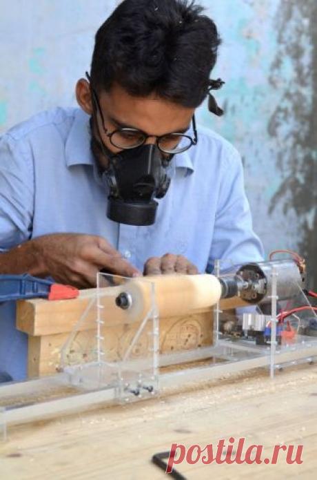 Прозрачный миниатюрный токарный станок своими руками — ОчУмелые ручки