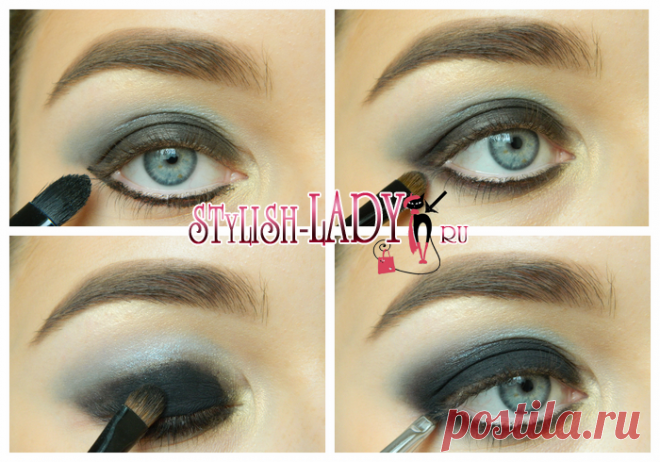 Серый макияж - 3 варианта с пошаговыми фото