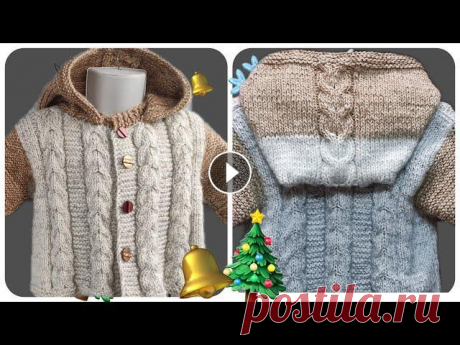 #Детское пальто спицами#Пальто на 1,5-3 года спицами#МК Виктории Плантовой#2021# #Пальто спицами#Кардиган спицами на 1,5-3 года#...