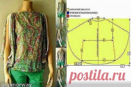 7 простейших выкроек. Все гениальное - просто! Готовим обновки к праздникам... Доступно даже начинающим!