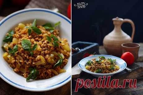 Перловка с овощами с восточным ароматом - HAPPYFOOD