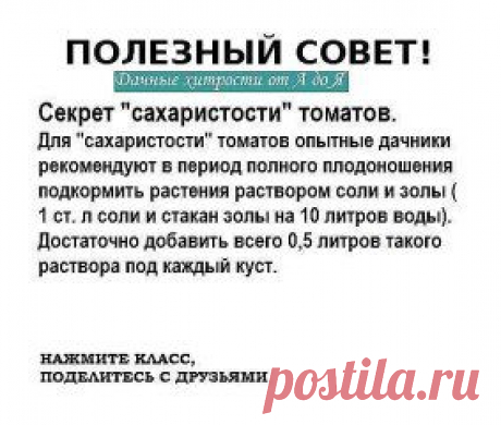 Полезный совет