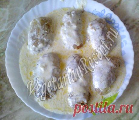 Голубцы по-японски в рисовой бумаге