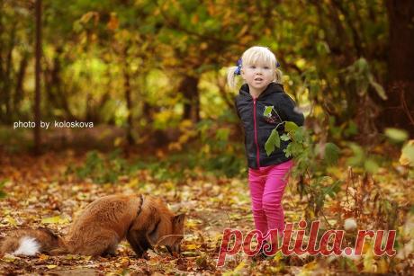 Осень и дети (42 картинки) ⭐ Забавник