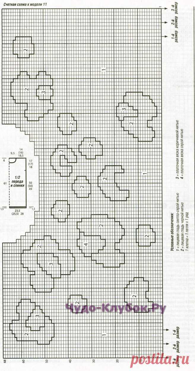 101 Туника и шарф-петля | ЧУДО-КЛУБОК.РУ