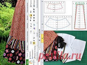 Мастер-класс: ярусная юбка воланами. От математической модели до реального воплощения. Часть первая: создание модели, макетирование и конструирование - Ярмарка Мастеров - ручная работа, handmade