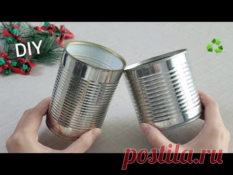Так красиво! Вы не будете выбрасывать консервные банки в мусор, если познакомитесь с этой идеей.