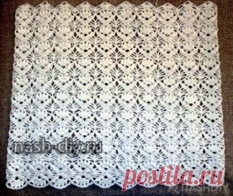 УЗОР КРЮЧКОМ КУВШИНКИ,
описание: https://nash-diy.ru/uzory-vjazanija/uzory-krjuchkom/319-uzor-krjuchkom-kuvshinki.html