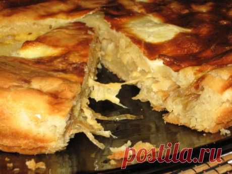 Мой быстрый луковый пирог.