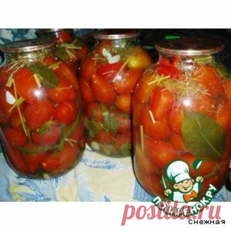 Помидорчики маринованные - кулинарный рецепт