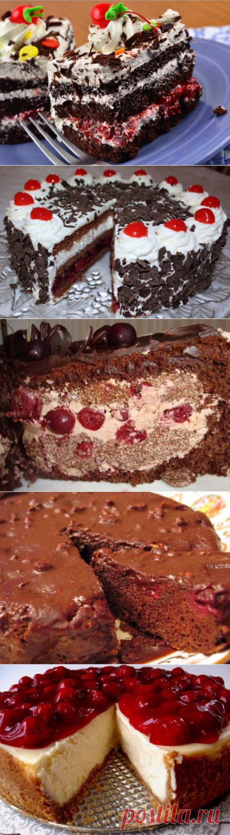 Шесть самых вкусных вишнёых тортов
