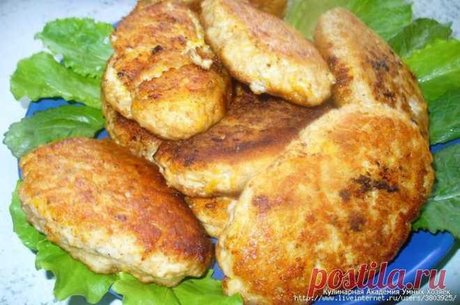 Куриные котлетки с сыром и тыквой "Вкусняцкие" – нежные, сочные, золотистые!