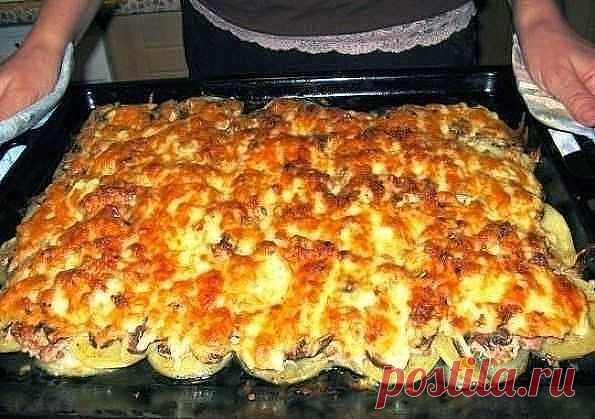 Мясо по-французски" из куриного фарша