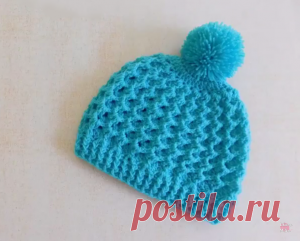 Waffle Stitch Beanie Hat Tutorial - ilove-crochet
