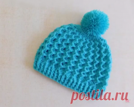 Waffle Stitch Beanie Hat Tutorial - ilove-crochet