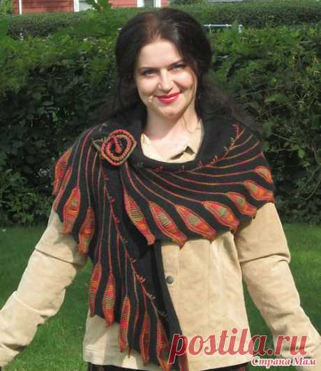 Вяжем ШАЛЬ от ravelry, и(или) БАКТУС спицами или крючком - Страна Мам