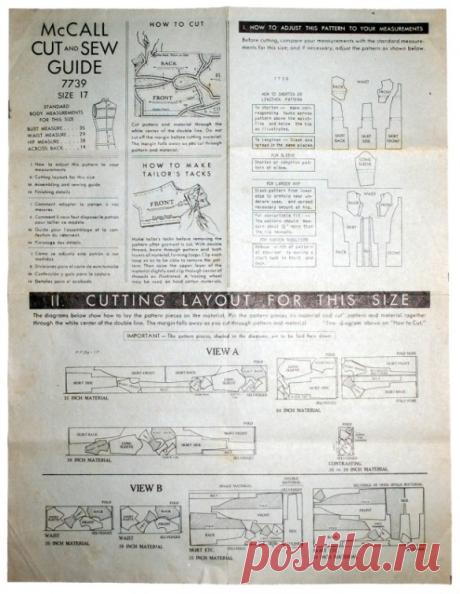 De-Coding Vintage Patterns: Part 1- McCall Patterns & The Advent of the Printed Pattern – Wearing History® Blog