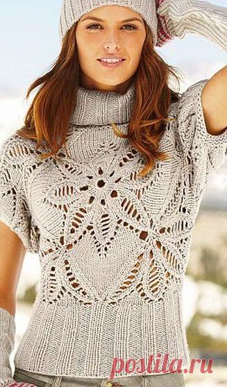 Как связать пуловер