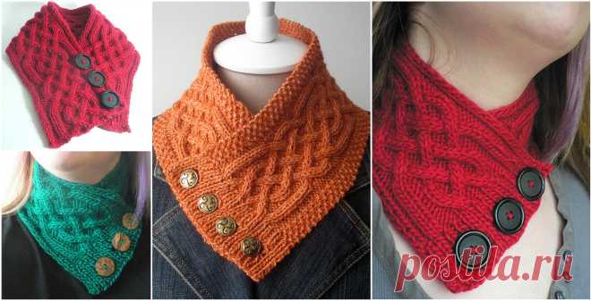 Celtic Cable Neckwarmer
