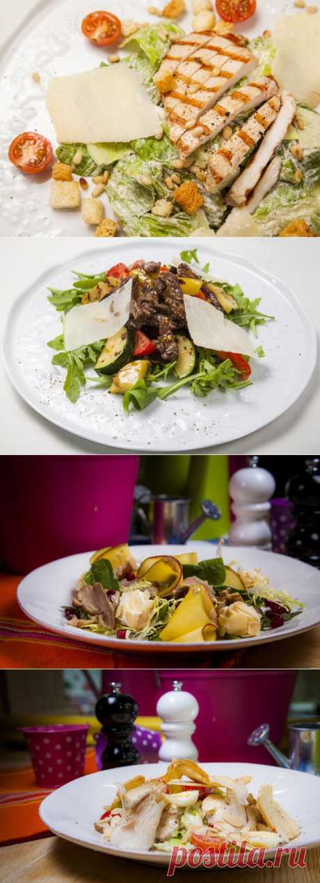 Рецепты салатов с мясом от шеф-поваров