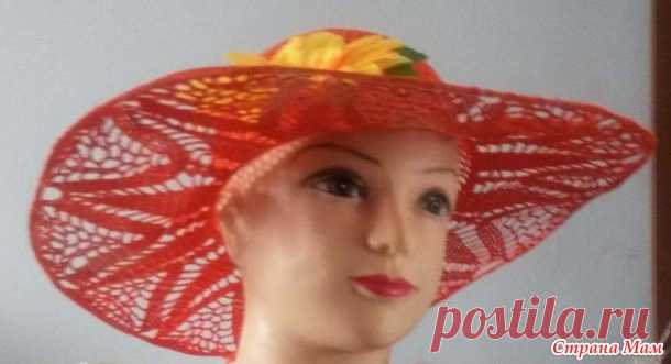 Летняя шляпка - В.Г.У. - Вязаные Головные Уборы - Страна Мам