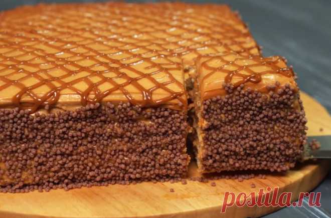 Торт без духовки и печенья🍰