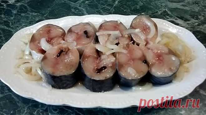 Скумбрия НЕОБЫКНОВЕННАЯ По Вкусу Как Красная Рыба.Скумбрия Малосольная Маринованная за 2 часа.