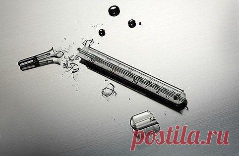 Что делать, если вы разбили ртутный градусник