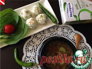Корейский мисо- с рисовыми шариками - кулинарный рецепт