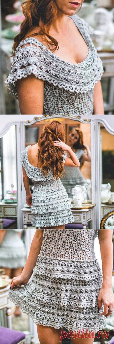 Нежное платье Ванессы.