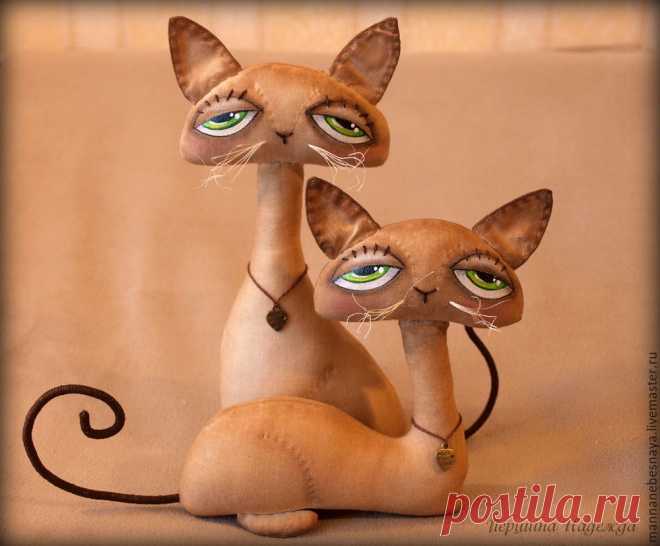 Шьём кофейных чудо котиков