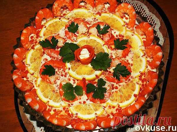 Креветки под шубой - Простые рецепты Овкусе.ру
