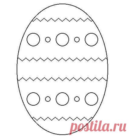 Яичные шаблоны к Пасхе.