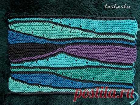 МК Волны из остатков пряжи. - Ярмарка Мастеров - ручная работа, handmade