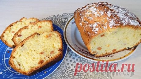 Кекс с изюмом из детства