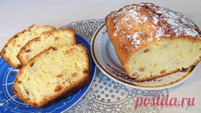 Кекс с изюмом из детства