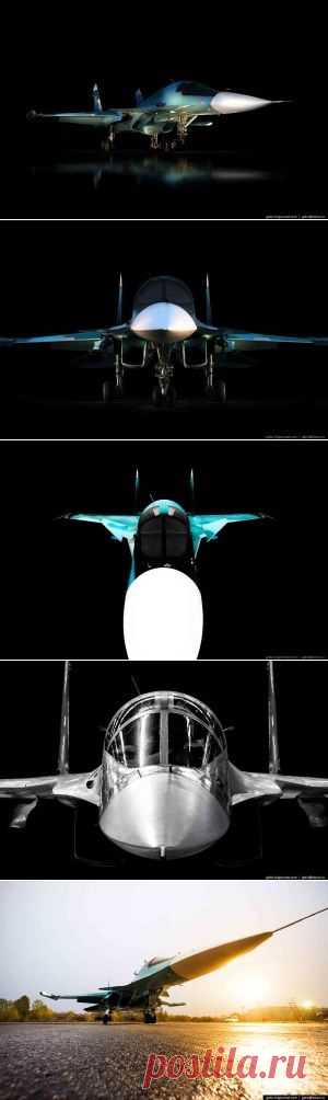 Производство фронтового бомбардировщика Су-34