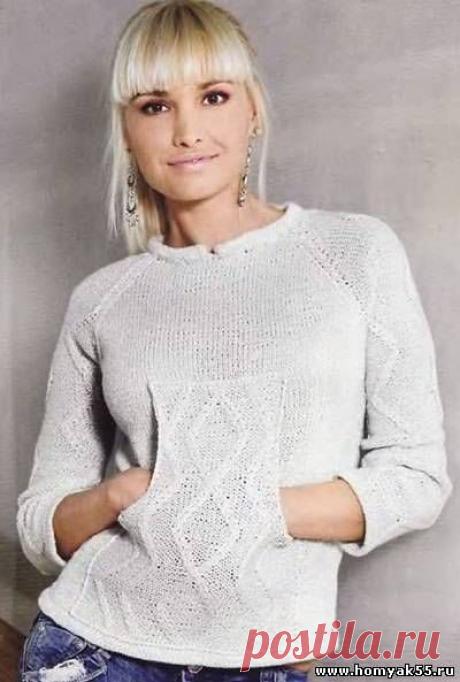 Кофты, жакеты, свитера для женщин спицами - Схемы и описания вязаных изделий | «Хомяк55.ру» сайт о вязании