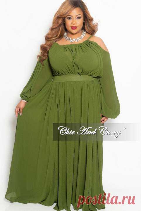 Платья для полных женщин американского бренда Chic & Curvy весна 2019