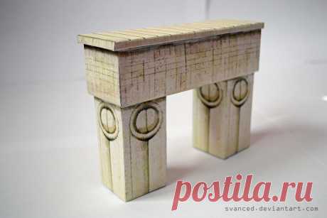 Gate of the Kiss Papercraft by svanced 2 About Gate of the Kiss: The Gate of the Kiss is one of the most important works of sculptor Constantin Brancusi. It is a stone sculpture, part of the Monumental Ensemble triptych in the Central Par...