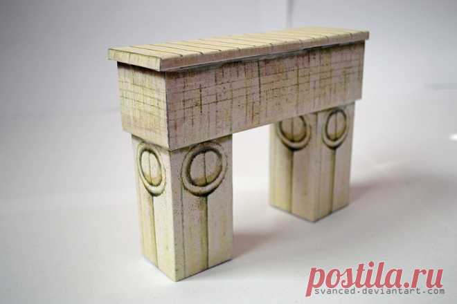 Gate of the Kiss Papercraft by svanced 2 About Gate of the Kiss: The Gate of the Kiss is one of the most important works of sculptor Constantin Brancusi. It is a stone sculpture, part of the Monumental Ensemble triptych in the Central Par...