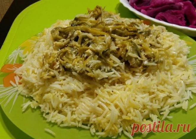 Плов с черемшой - пошаговый рецепт с фото. Автор рецепта Roxana . - Cookpad