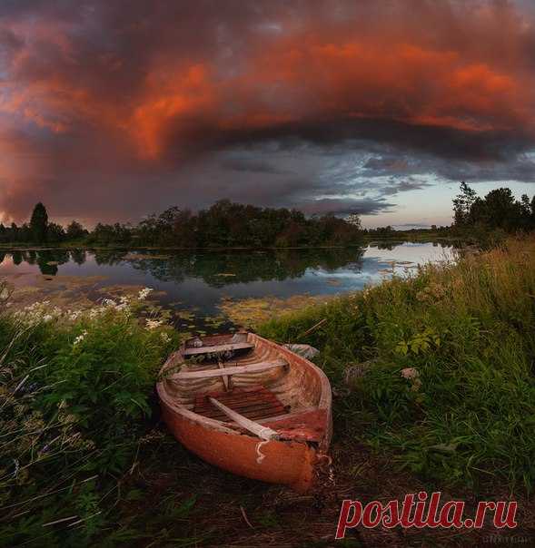 Фото дня. Про небо и берег.